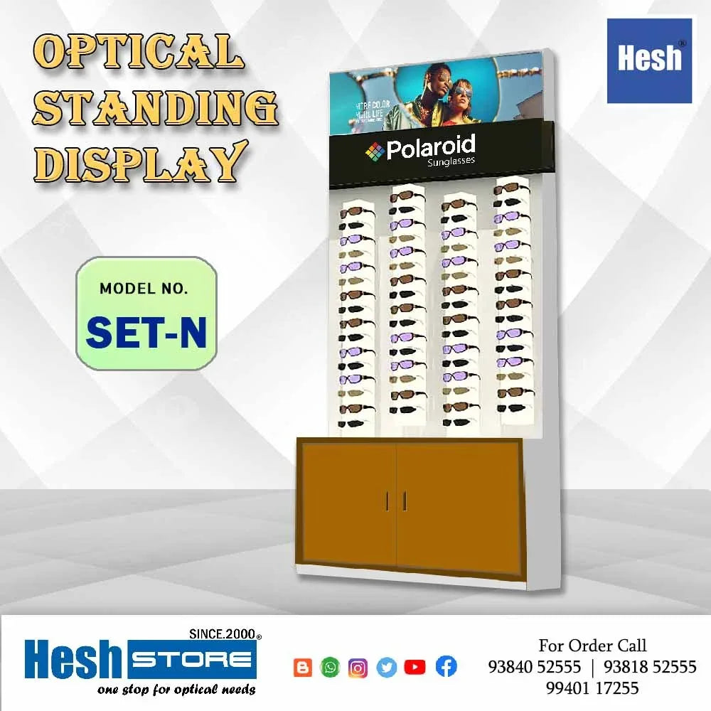 Floor Display Eyewear Frame Stands - SET N - Heshstore.in