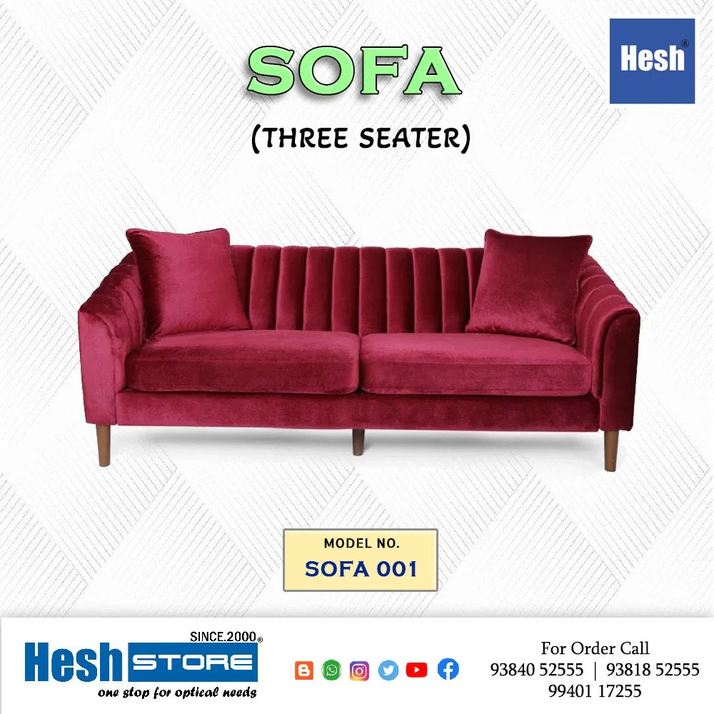 Sofa - 3 Seater - Sofa 001 - Heshstore.in