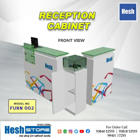 Reception Cabinet with Side Table - Furn 002 - Heshstore.in