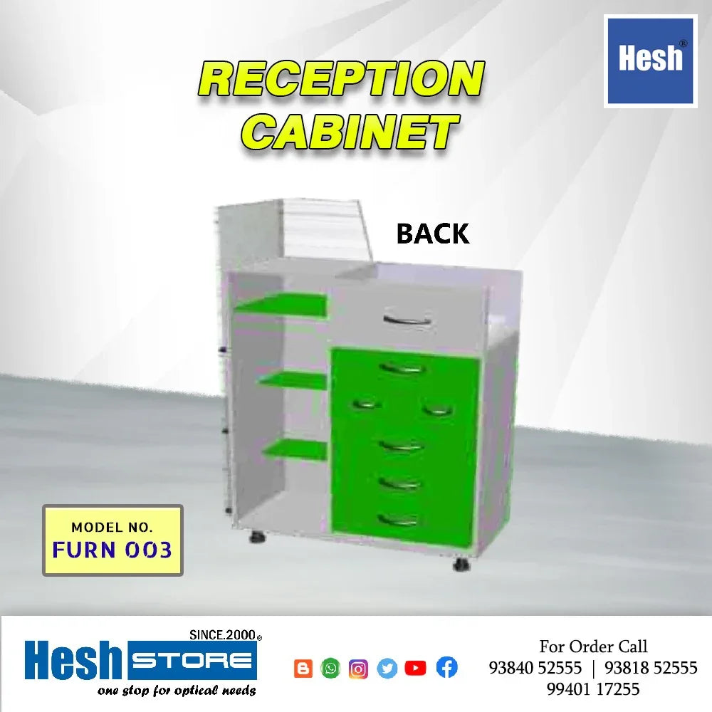 Recaption Cabinet with Sales Counter - Furn 003 - Heshstore.in