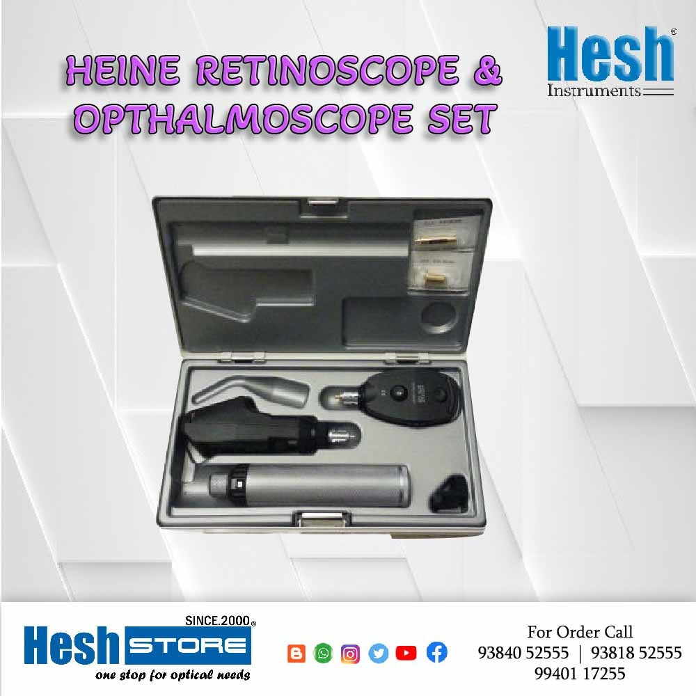 Heine Streak Retinoscope & Ophthalmoscope Combo Set