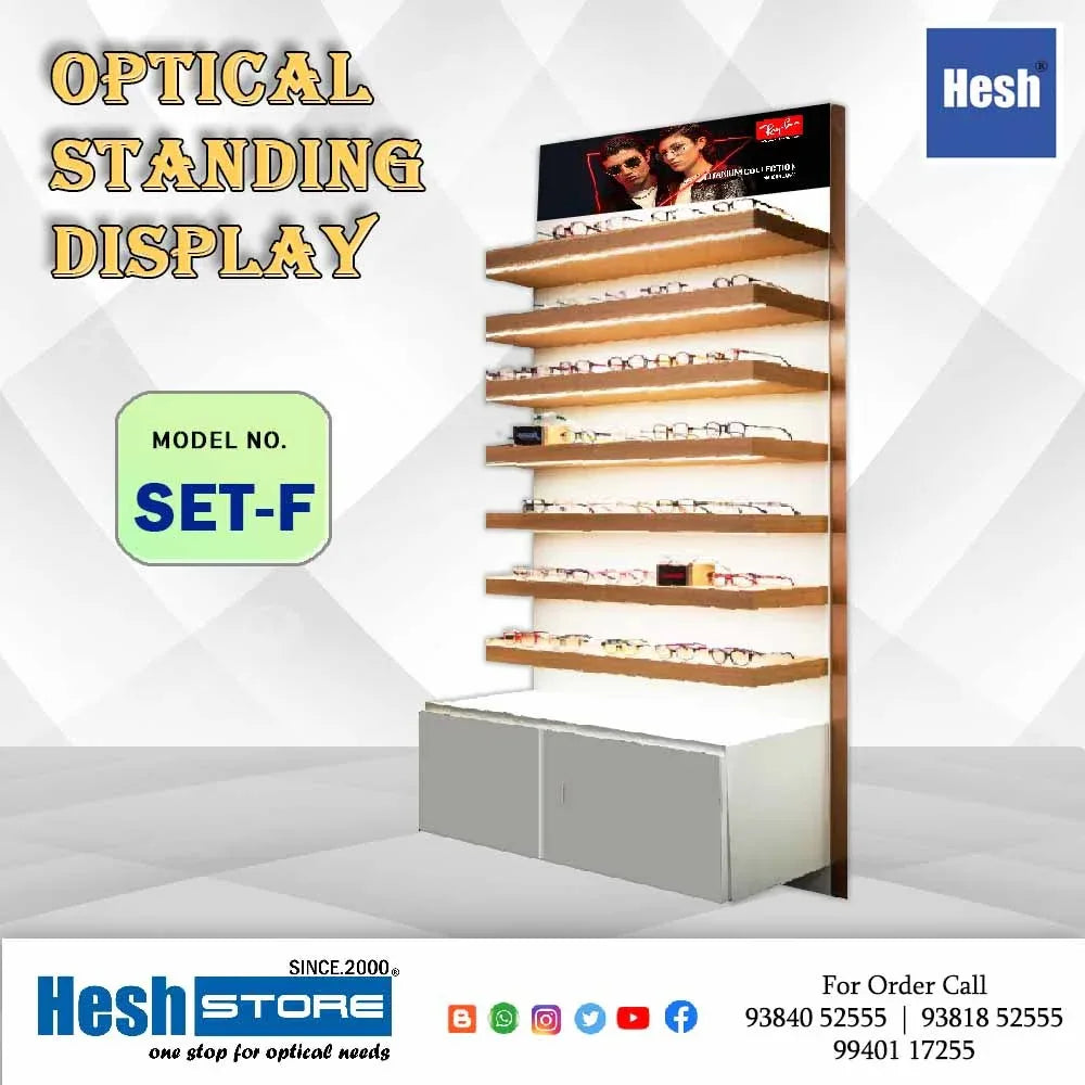 Floor Display Eyewear Frame Stands - SET F - Heshstore.in