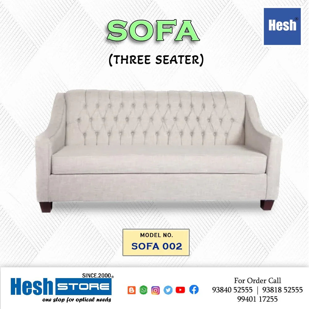 Sofa - 3 Seater - Sofa 002 - Heshstore.in