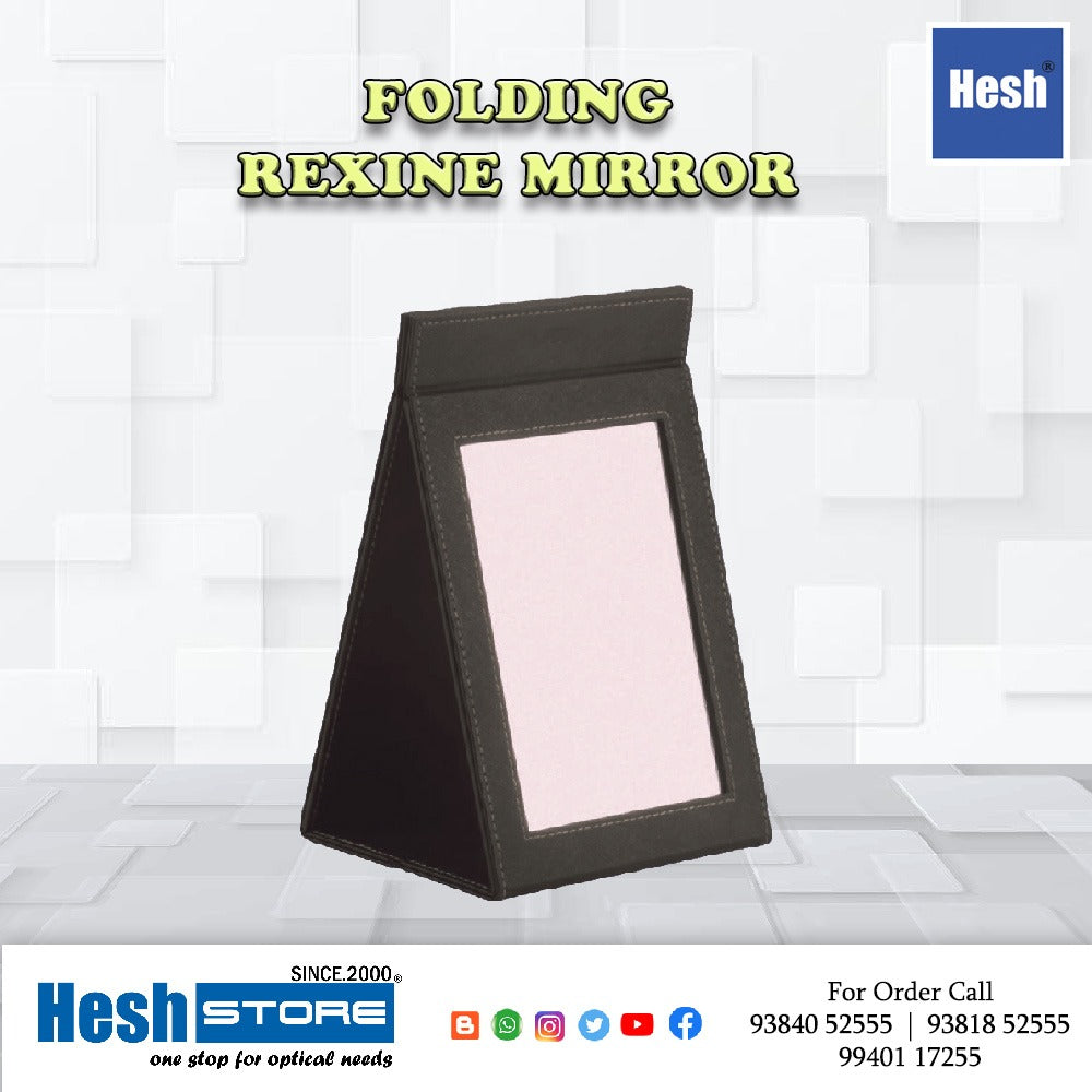 Foldable Pu Leather Face Mirror - M2