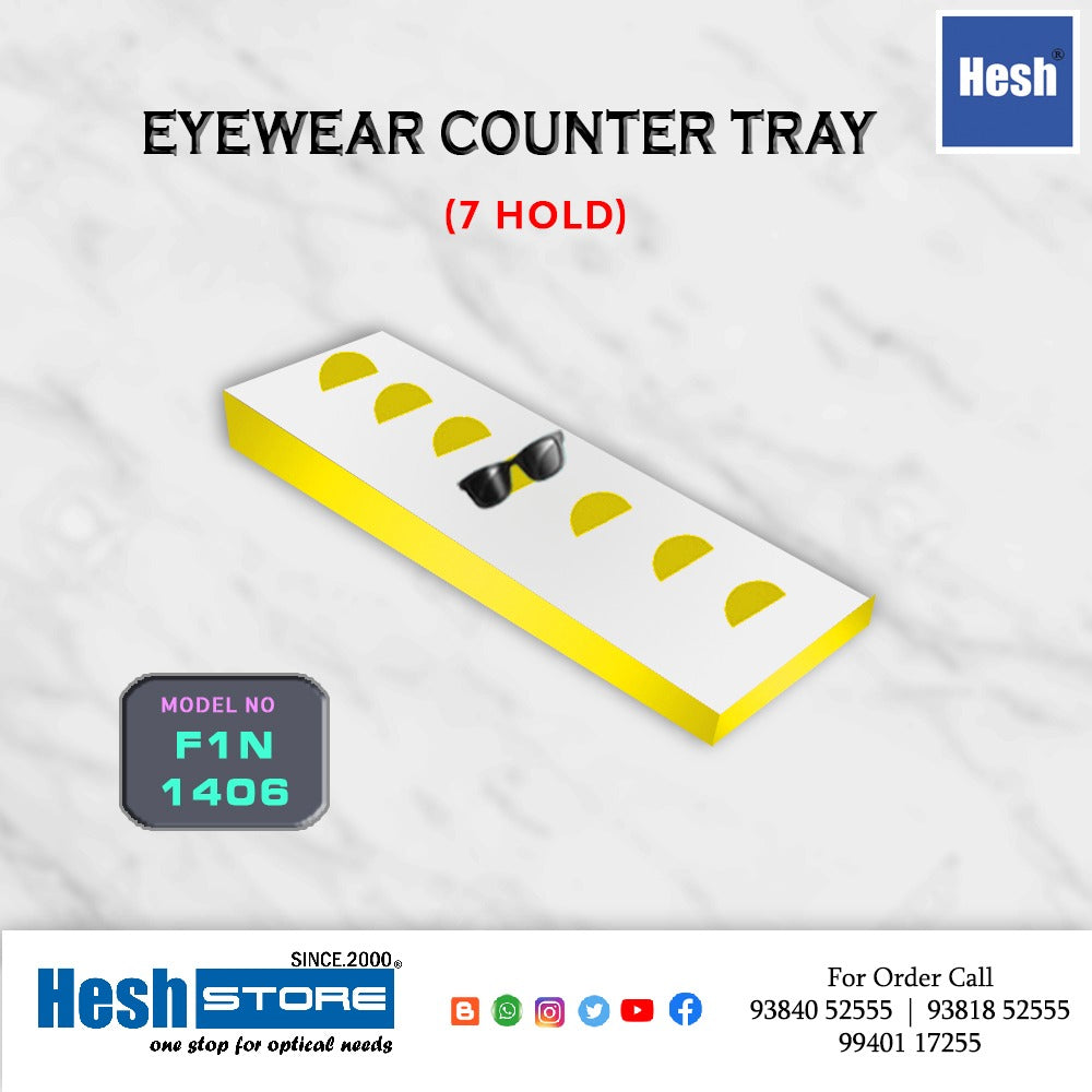 Acrylic Counter Tray SINGLES - F1
