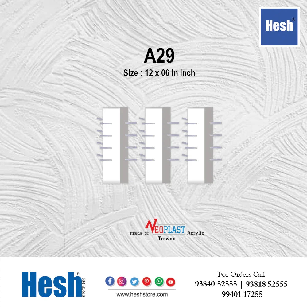 Wall Panel - Standard Series Box Type with Led - A29 - Heshstore.in