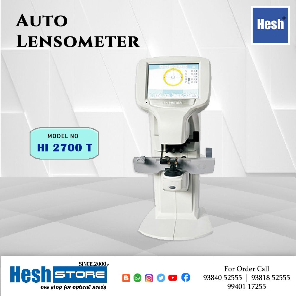 Auto lensmeter touch type