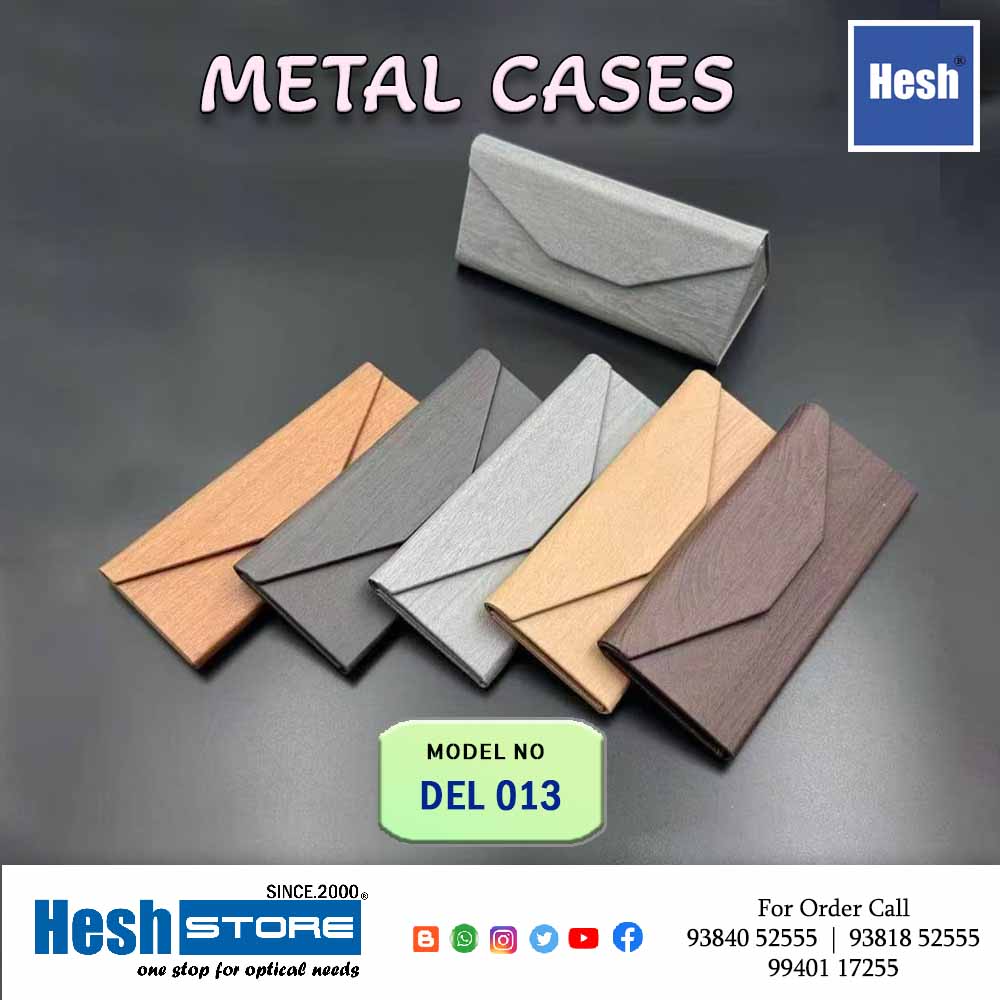 Premium Slim Metal Optical Eyewear Case