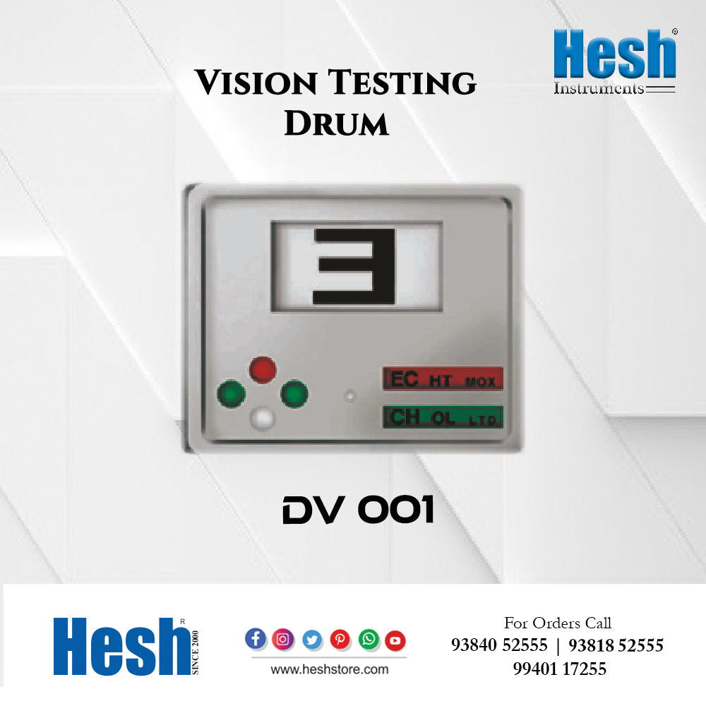 Led Vision Testing Drum with Remote - DV 001