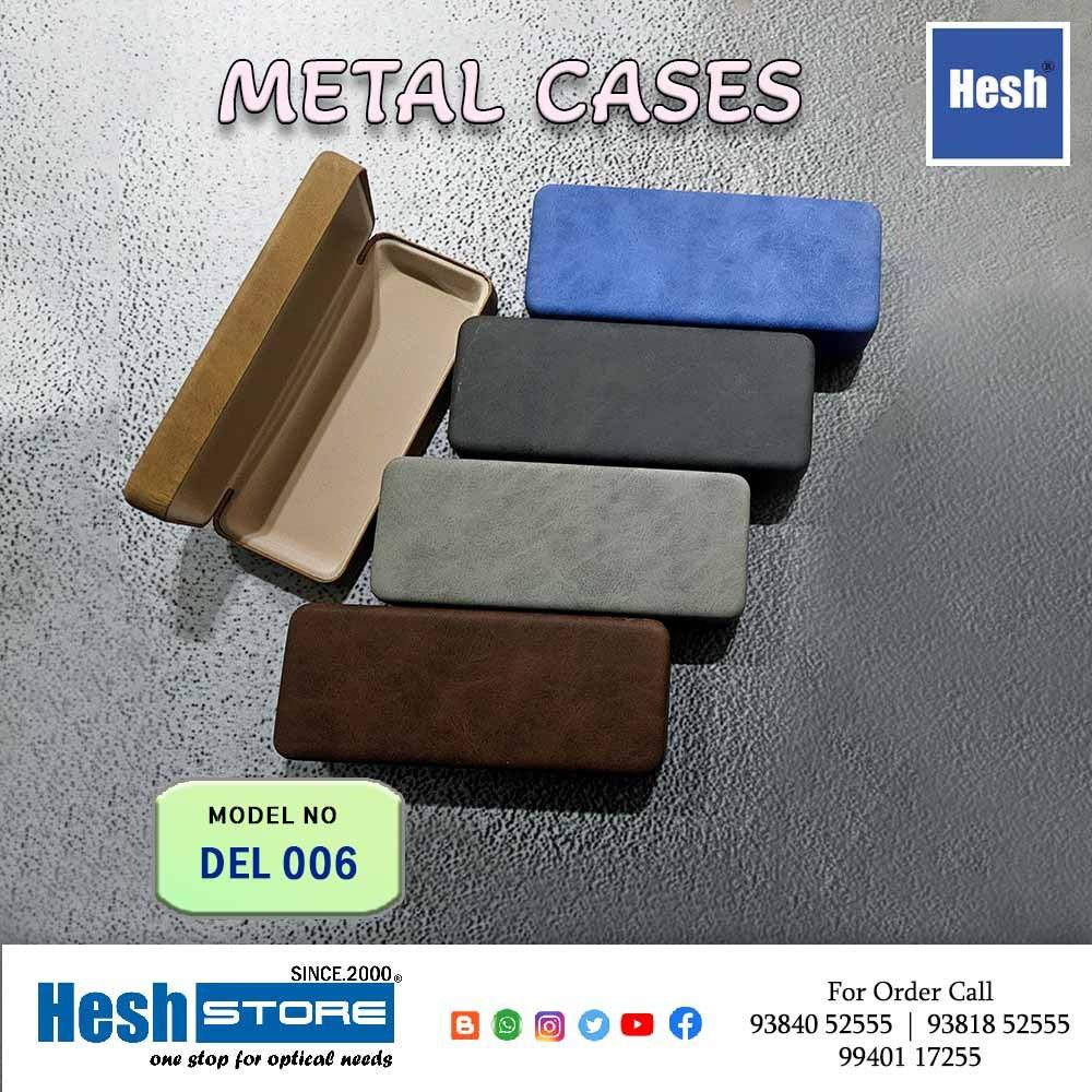 PU Leather Metal Cases - Del 006 Big - Heshstore.in