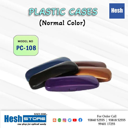 Plastic Hard Spectacle Case - PC 108 - Heshstore.in