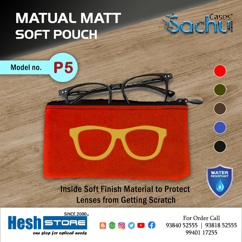 EYEWEAR TOP ZIP POUCH