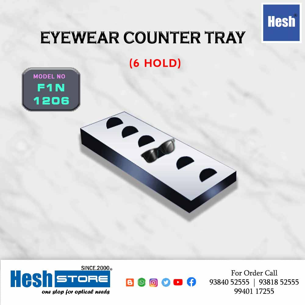 Acrylic Counter Tray SINGLES - F1