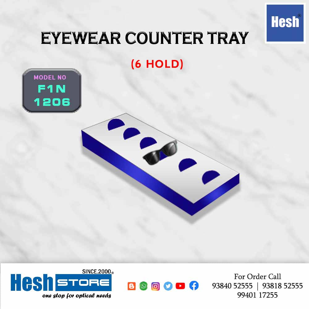 Acrylic Counter Tray SINGLES - F1