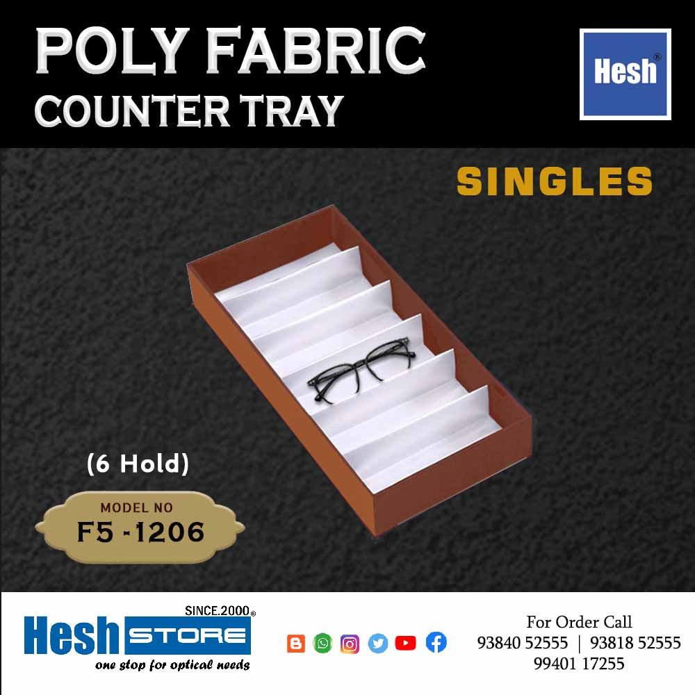 Poly Fabric Counter Tray SINGLES - F5