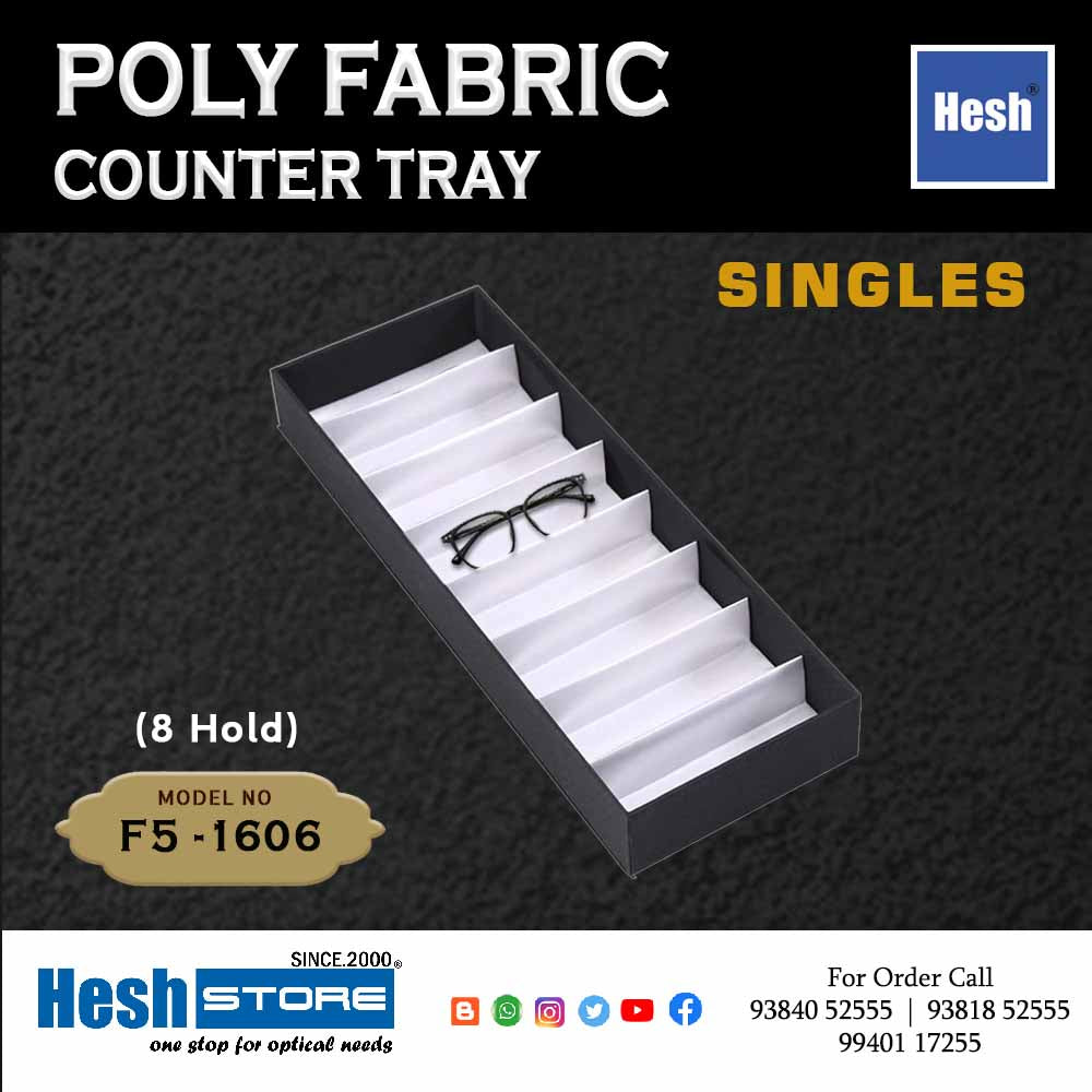 Poly Fabric Counter Tray SINGLES - F5