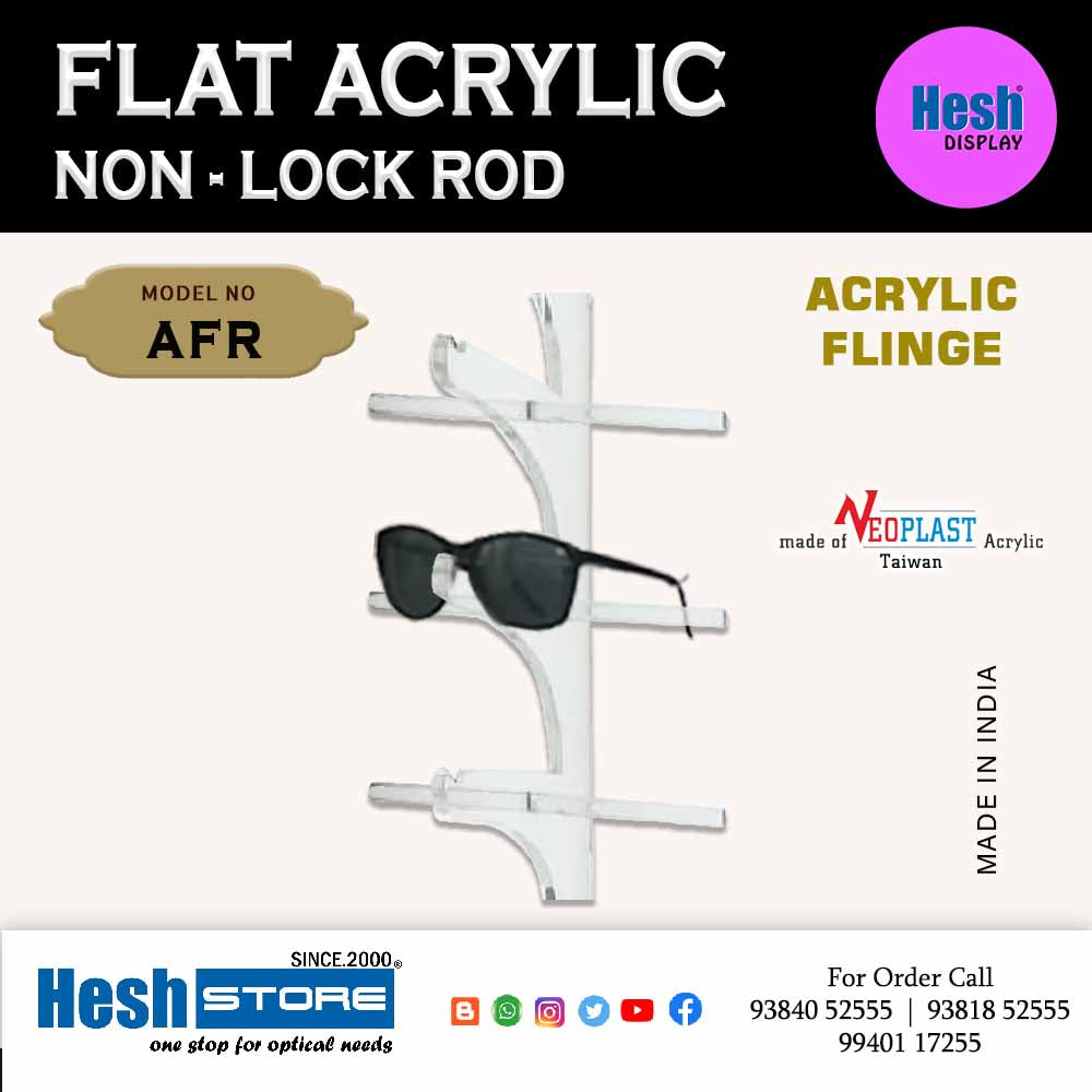 Non Lock Flat Acrylic Display - AFR