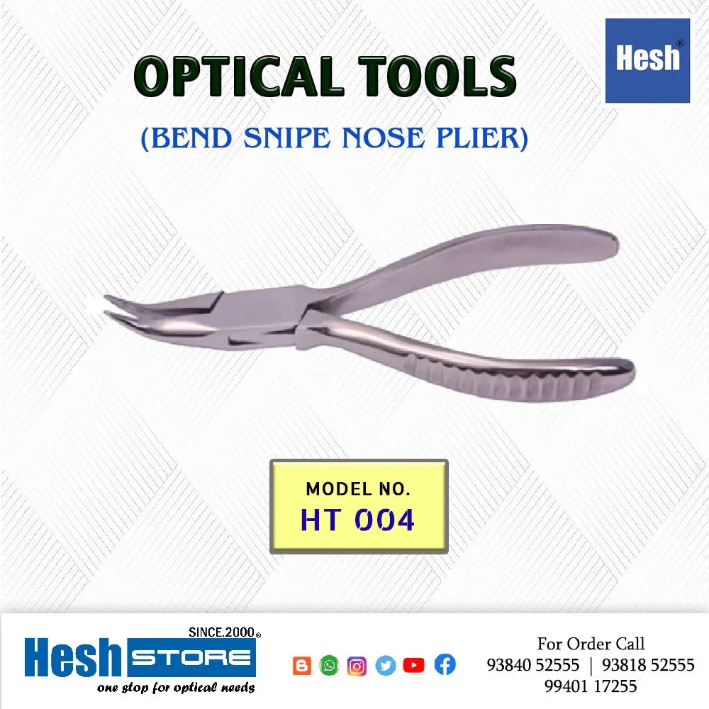 Bend Snipe Nose SS Plier - HT 004 - Heshstore.in