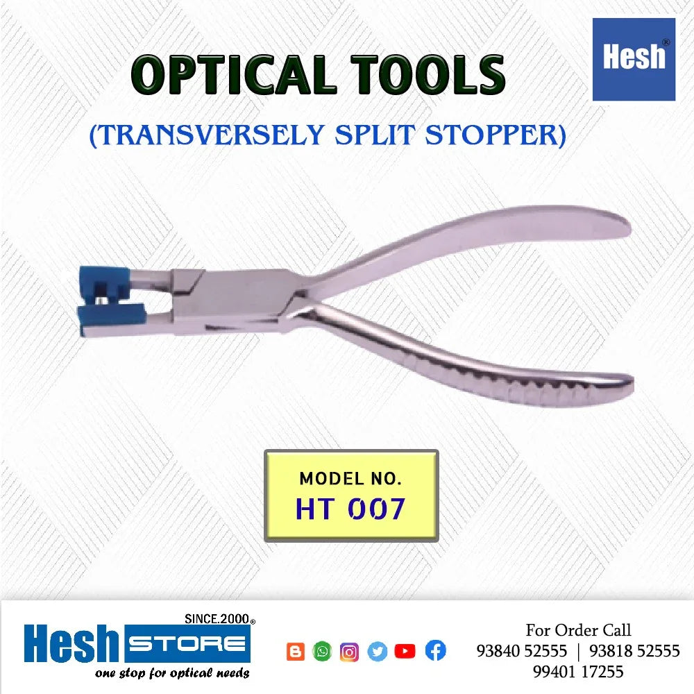 Transversely Split Stopper SS Plier - HT 007 - Heshstore.in
