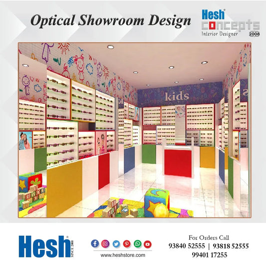 Optical Shop Designing Packages - Heshstore.in