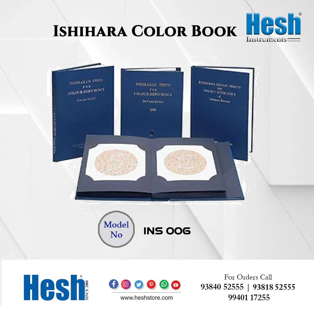Ishihara Color Book - INS 006 - Heshstore.in
