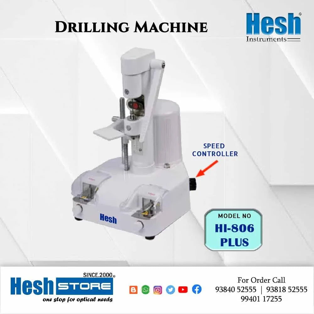 Lens Drilling Machine with Speed Controller - Hi 806 Plus - Heshstore.in