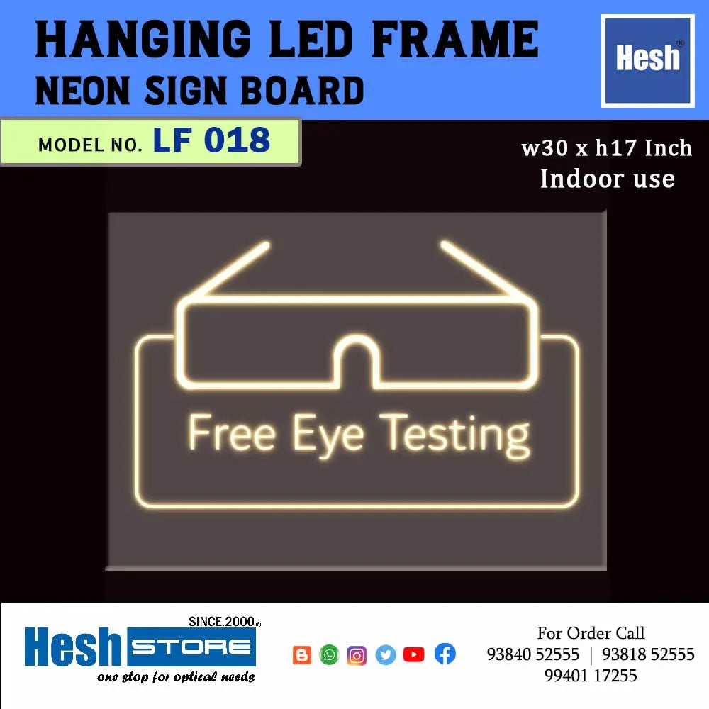 Hanging Acrylic Spectacle - LF 018 - Heshstore.in