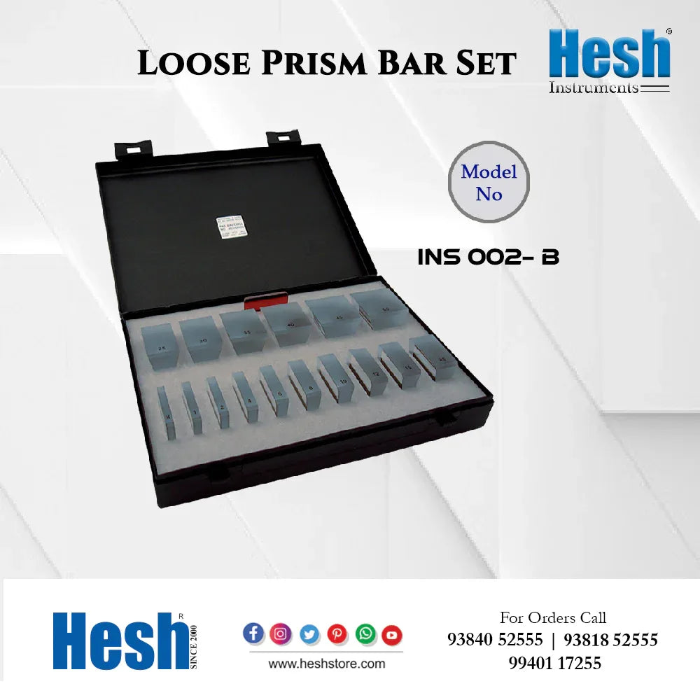 Loose Prism Bar Set - INS 002 - Heshstore.in