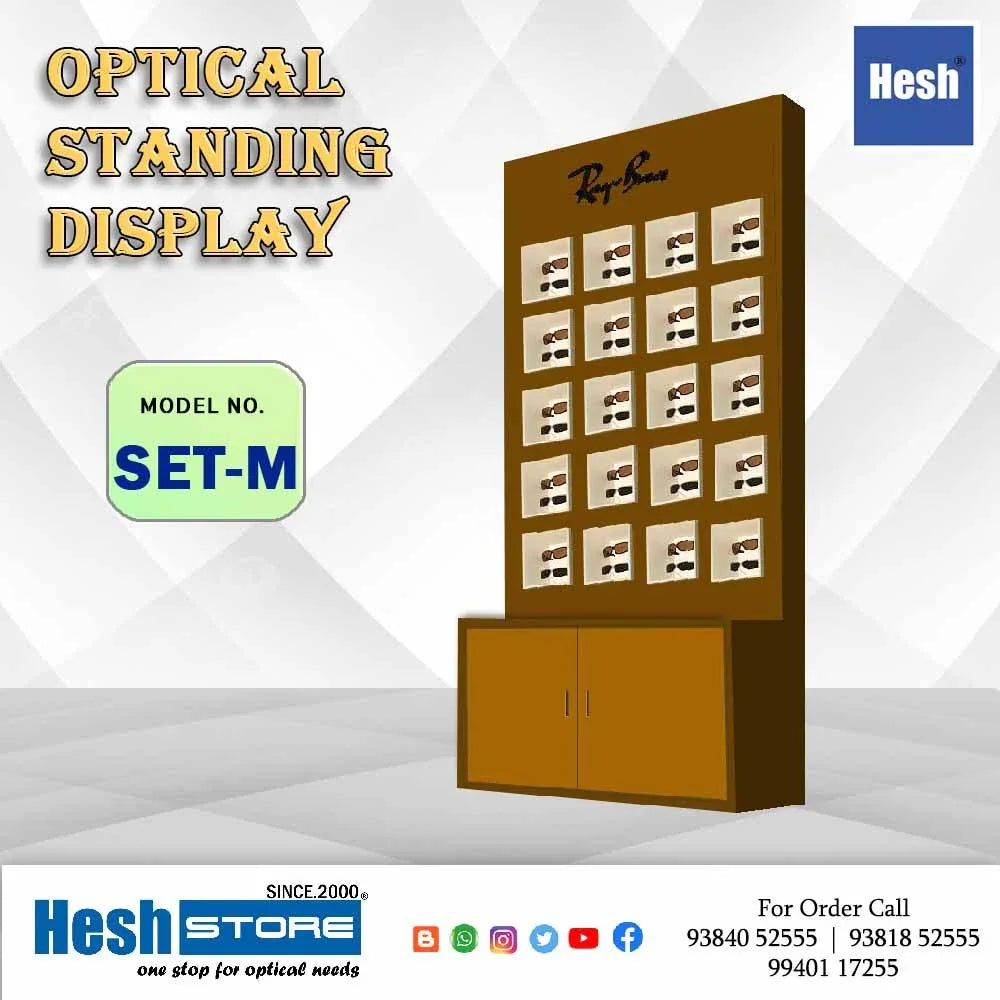 Floor Display Eyewear Frame Stands - SET M - Heshstore.in