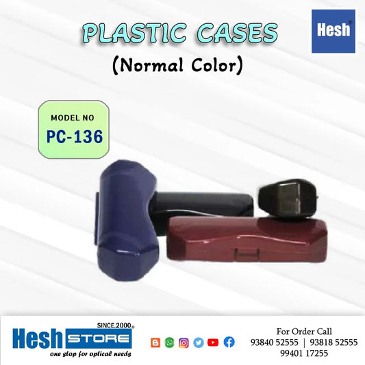 Plastic Eyeglass Case- PC 136 - Heshstore.in