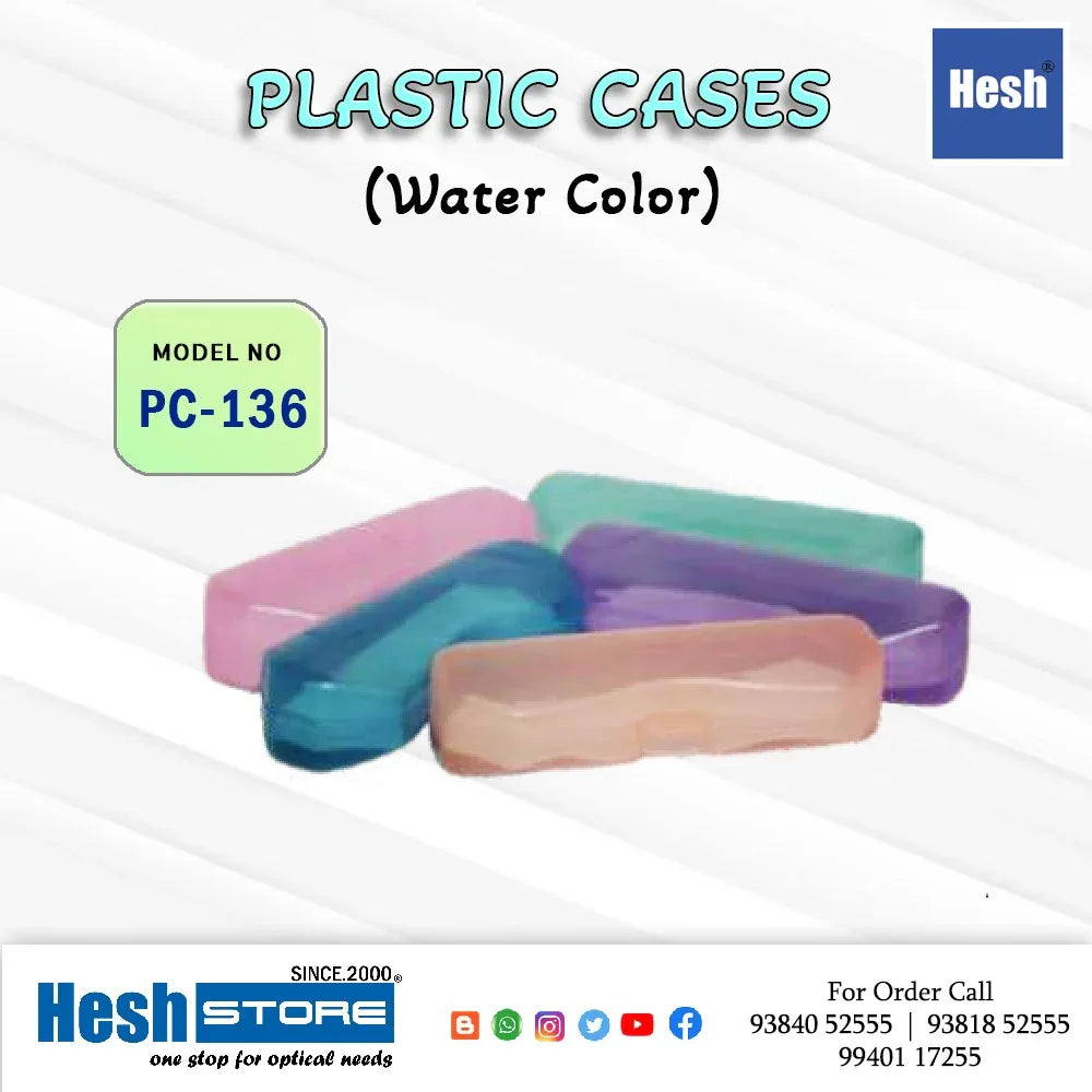 Plastic Eyeglass Case- PC 136 - Heshstore.in