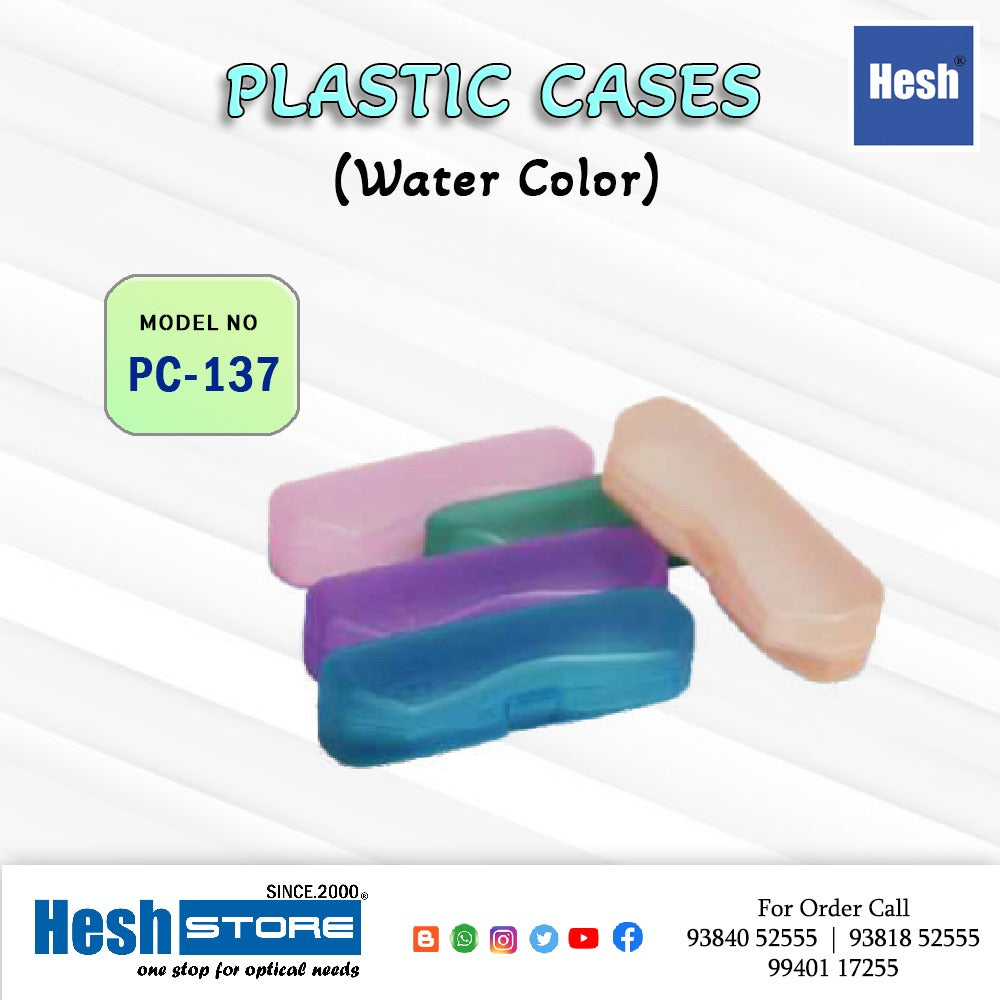 PLASTIC CASE FOR SPECS TRANSPARENT