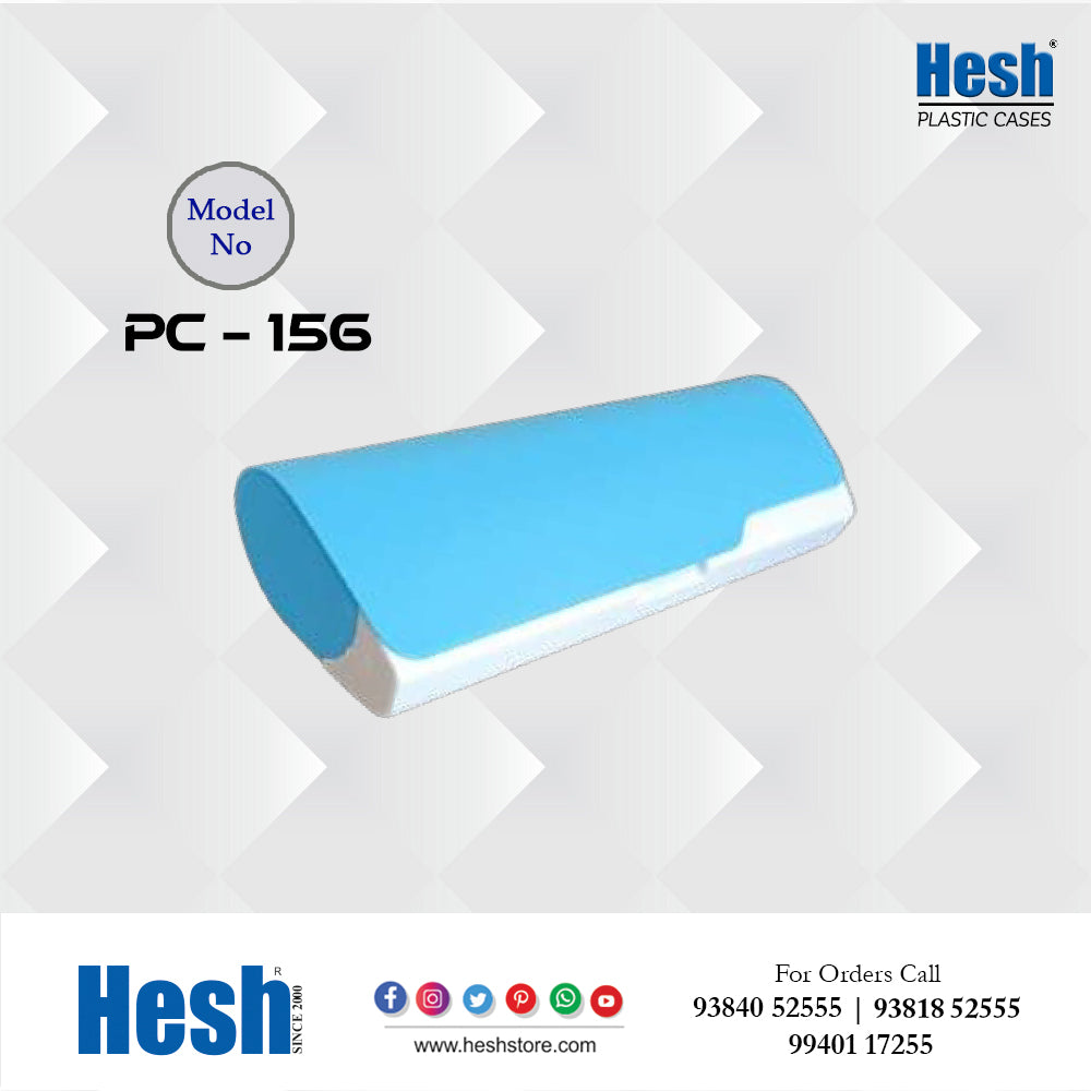 PLASTIC PROTECTIVE EYEGLASS CASE