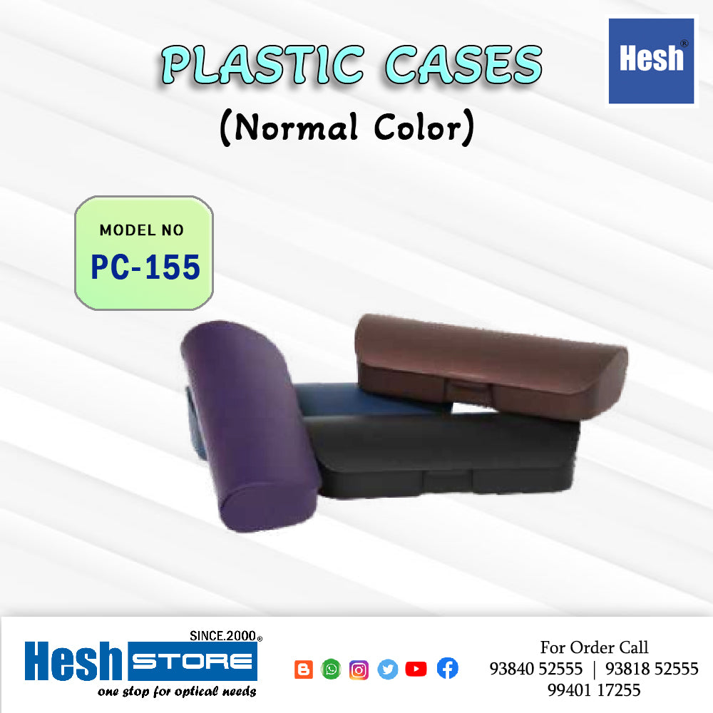 Plastic case for spectacle color pc-155