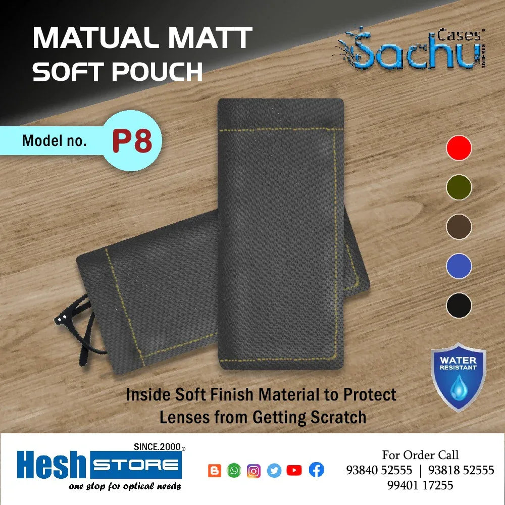 Velcro Soft Pouch - P8 - Heshstore.in