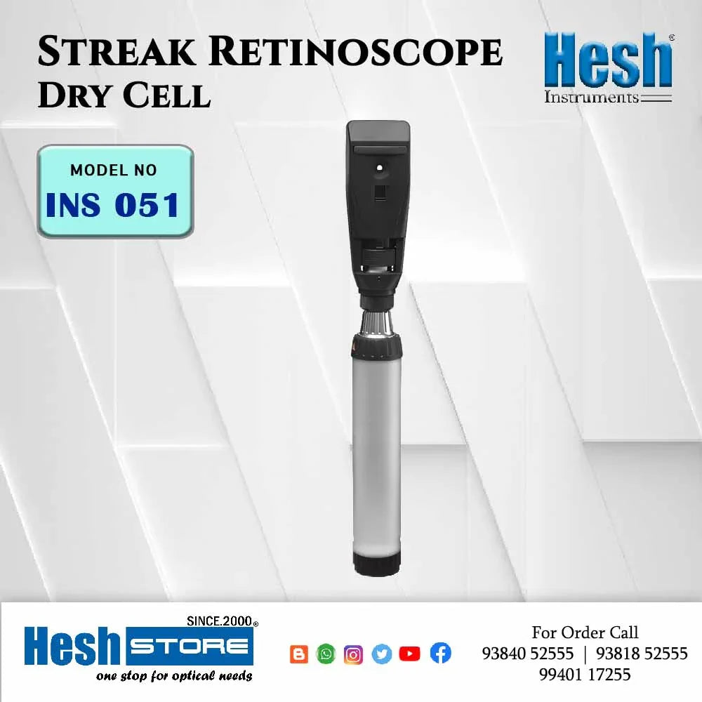 Retinoscope Ind Dry Cell - INS 051 - Heshstore.in