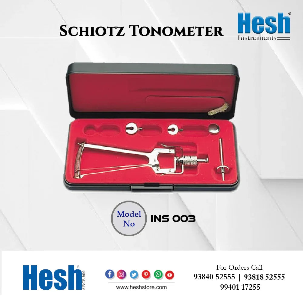 Biro Schiotz Tonometer - German - INS 003 - Heshstore.in