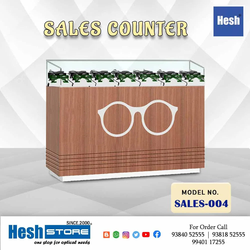 Sales Counter - Door Storage & 2 Drawer - Sales 004 - Heshstore.in
