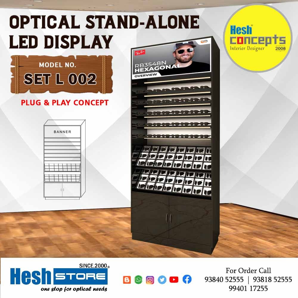 Wall Stand Alone Display Unit LED - SET L002
