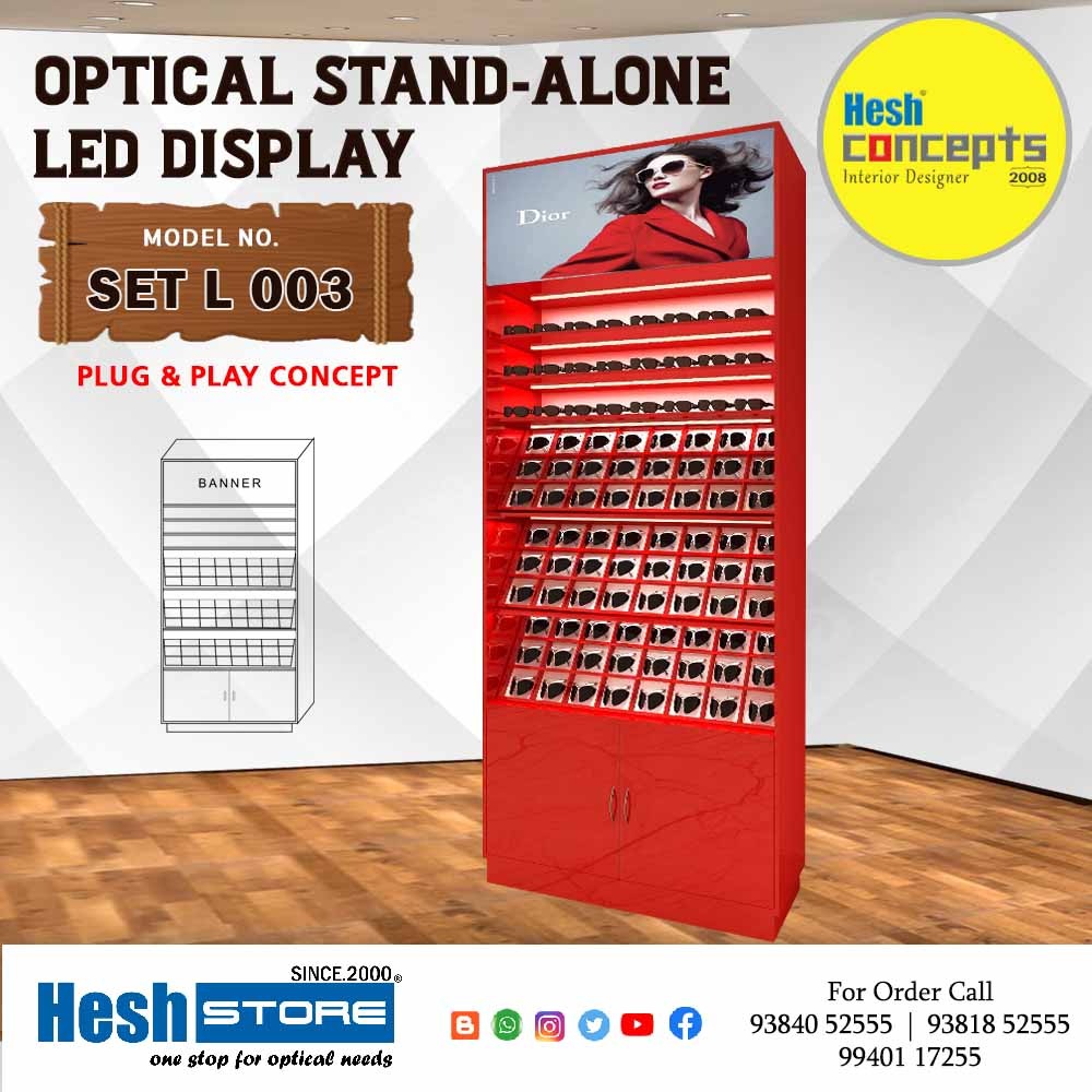 Wall Stand Alone Display Unit LED - SET L003
