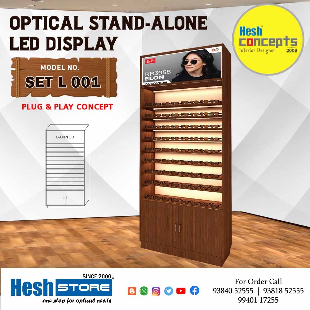 Wall Stand Alone Display Unit LED - SET L001