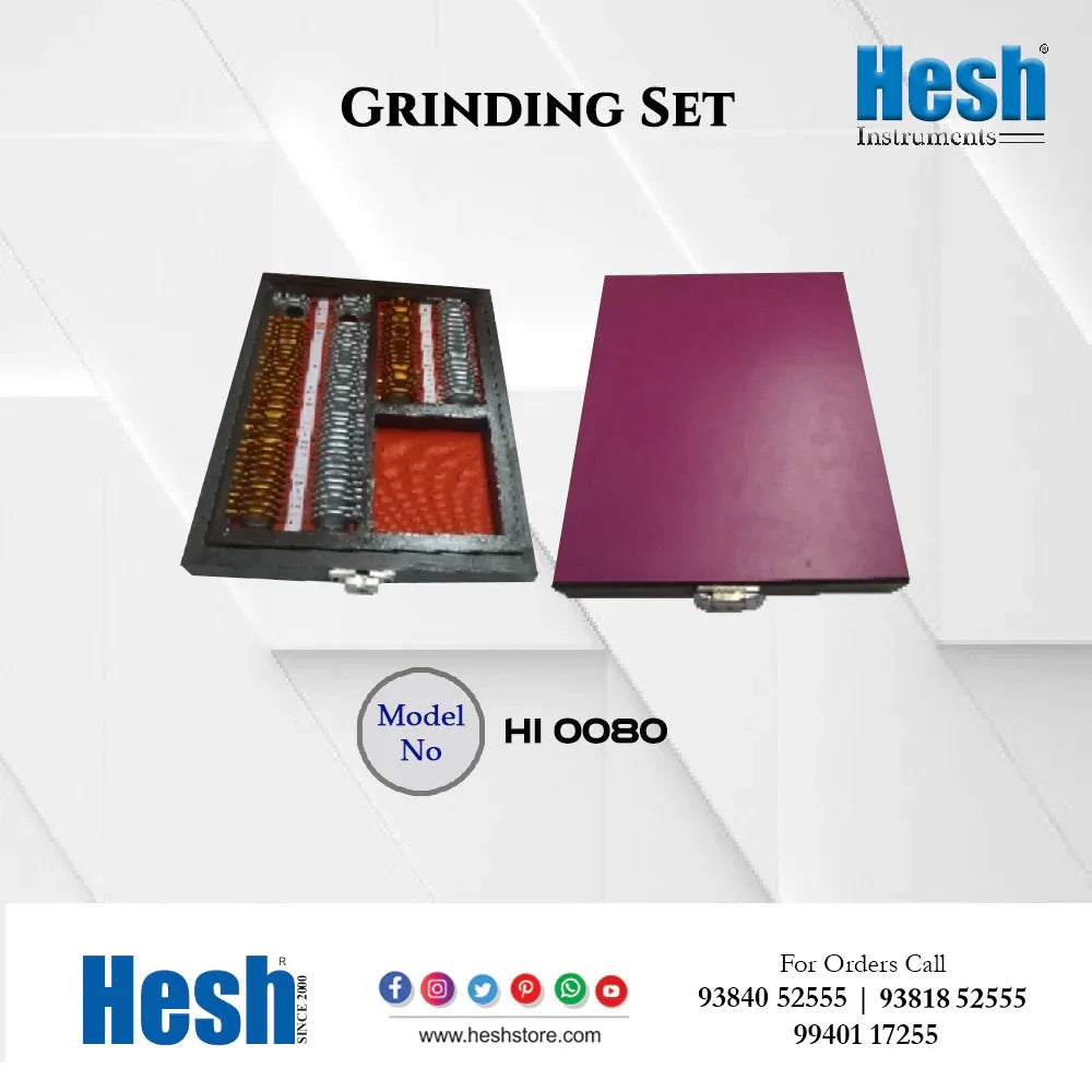 Grinding Trial Lens Set with Wooden Box - Trial 0080 - Heshstore.in