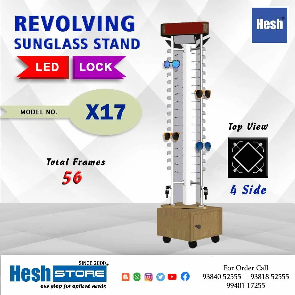 LED Revolving Stand - X17 - Heshstore.in