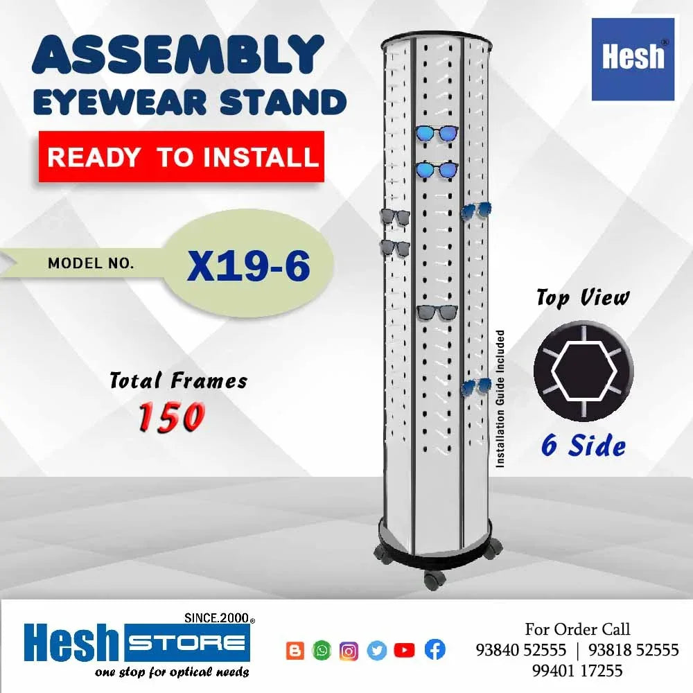 Assembly Floor Stand - X19 - 6 Side - Heshstore.in
