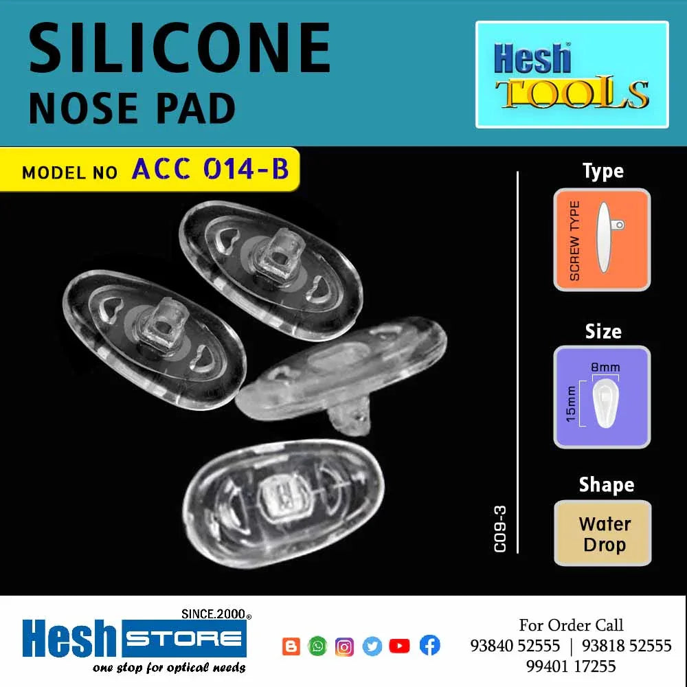 Nose Pads - SILICONE - ACC 014 B - Heshstore.in