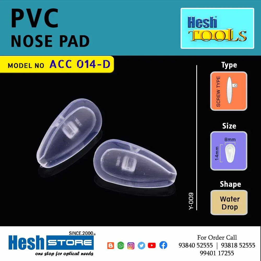 Nose Pads - PVC - ACC 014 D - Heshstore.in