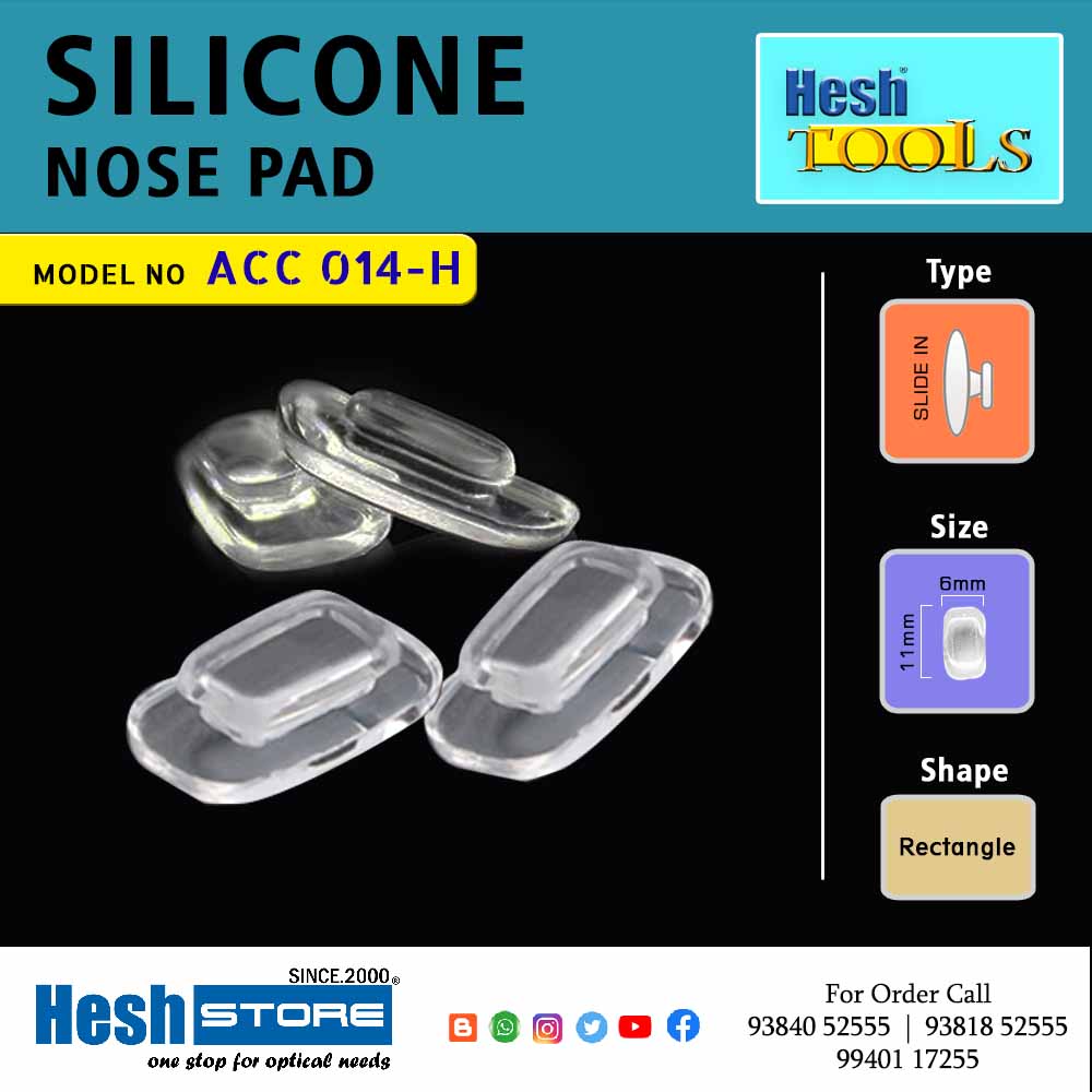 Nose Pads - SILICONE - ACC 014 H