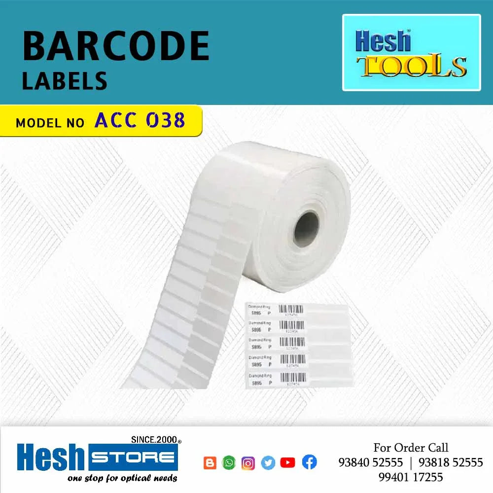 Bar Code Labels - ACC 038 - Heshstore.in