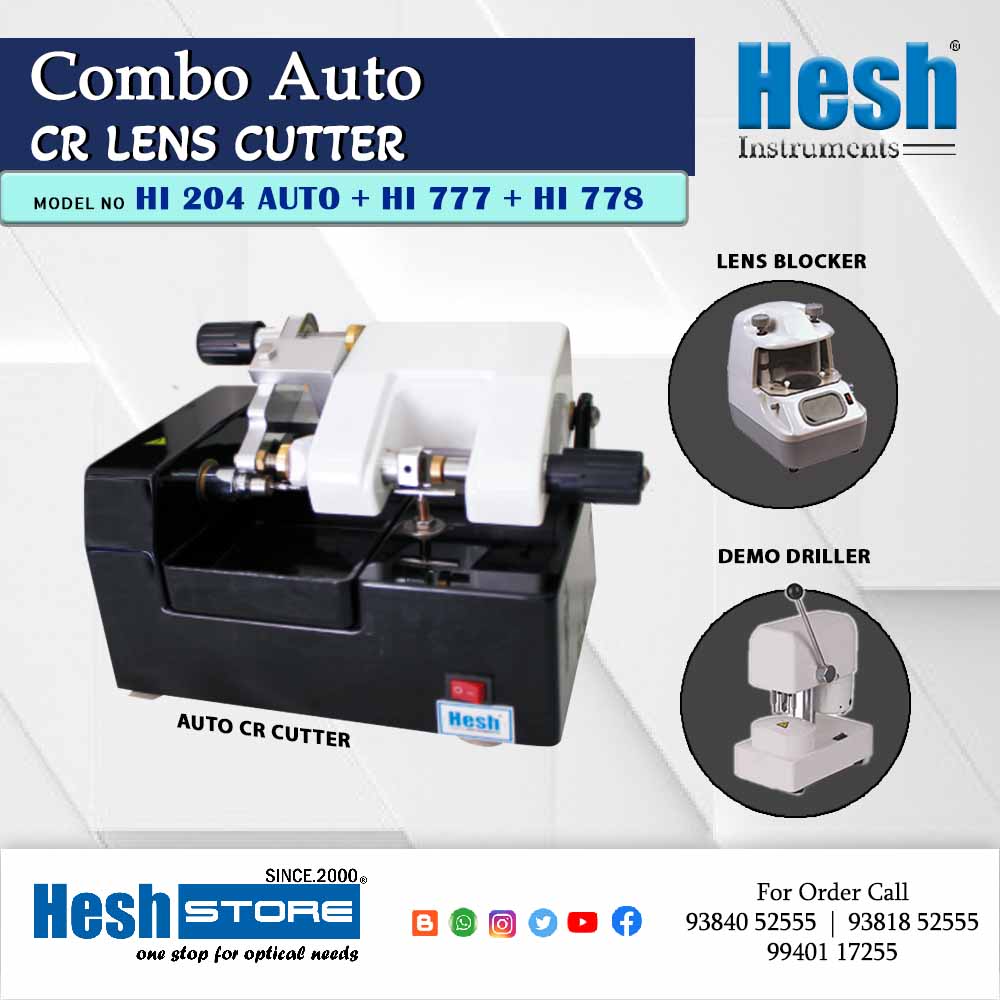 Combo Auto Cr Lens Cutter Auto - Hi 204 auto + Hi 778 + Hi 777