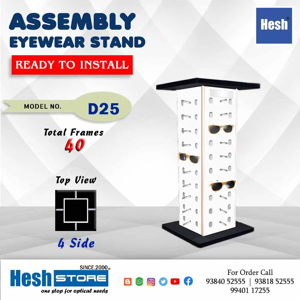 Assembly Rotating Display Stand - D25 - Heshstore.in